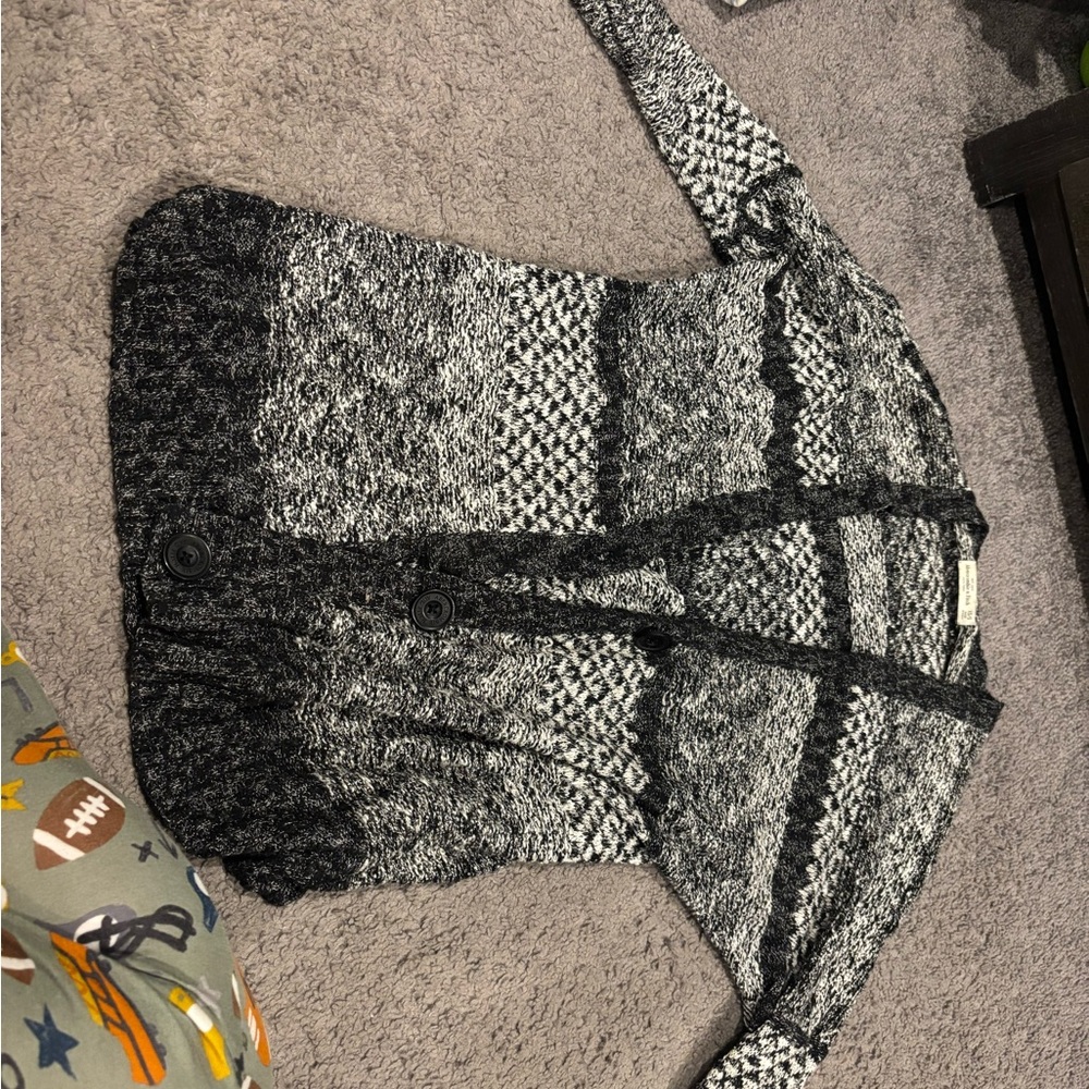 Black and Gray Women's Sweater